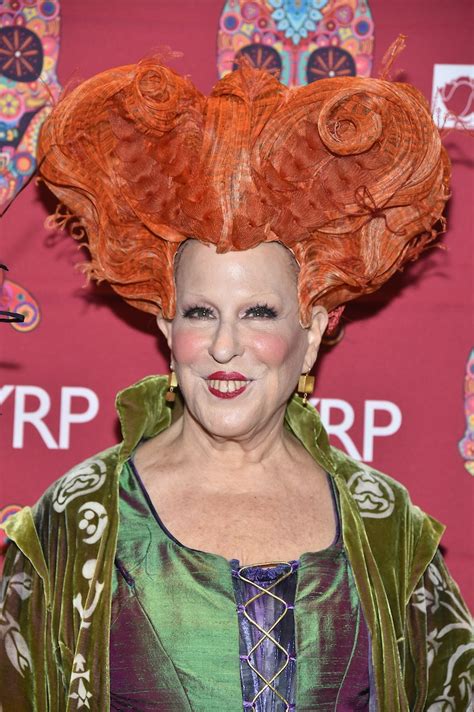 Bette Midler transforming into a witch